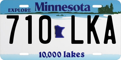 MN license plate 710LKA