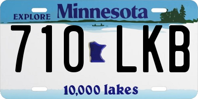 MN license plate 710LKB