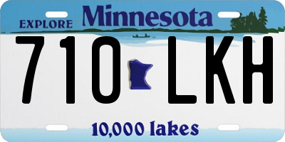 MN license plate 710LKH