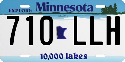 MN license plate 710LLH