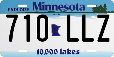 MN license plate 710LLZ