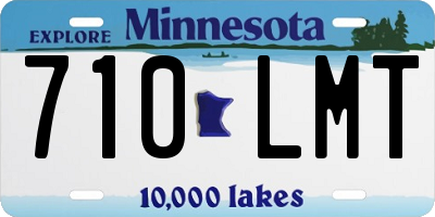 MN license plate 710LMT