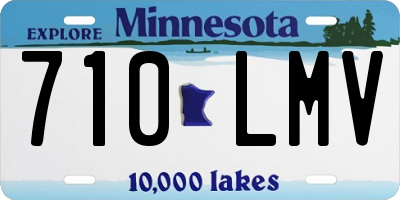 MN license plate 710LMV