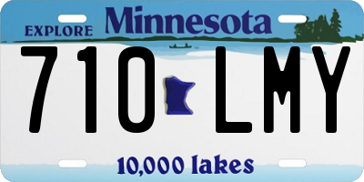 MN license plate 710LMY