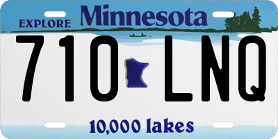 MN license plate 710LNQ