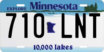 MN license plate 710LNT