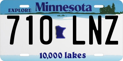MN license plate 710LNZ