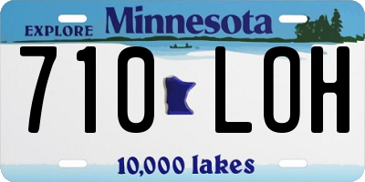 MN license plate 710LOH