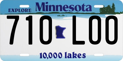 MN license plate 710LOO