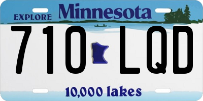 MN license plate 710LQD