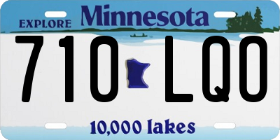 MN license plate 710LQO