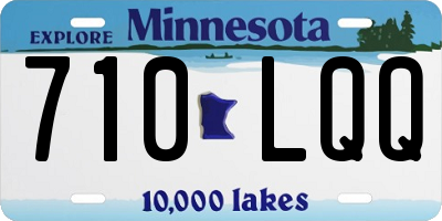 MN license plate 710LQQ
