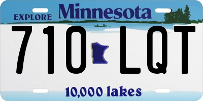 MN license plate 710LQT