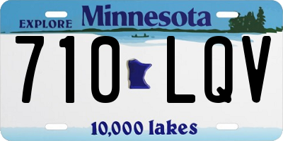 MN license plate 710LQV