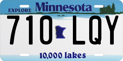 MN license plate 710LQY
