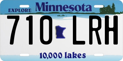 MN license plate 710LRH
