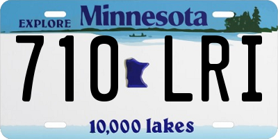MN license plate 710LRI