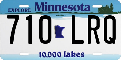 MN license plate 710LRQ