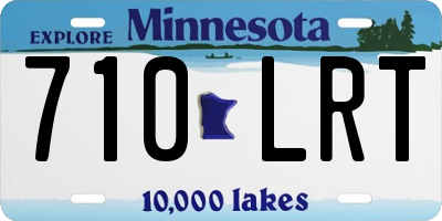 MN license plate 710LRT