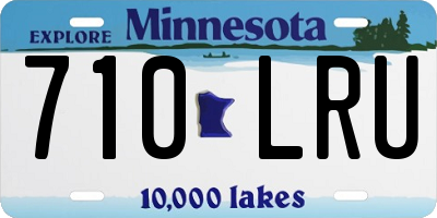 MN license plate 710LRU