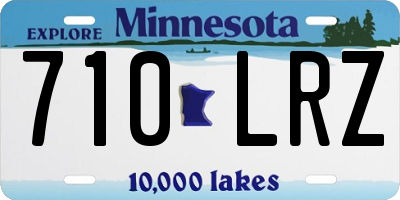 MN license plate 710LRZ