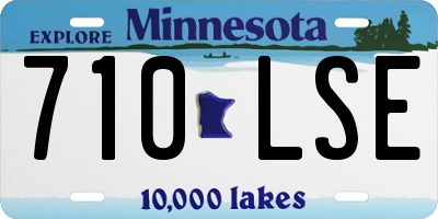 MN license plate 710LSE