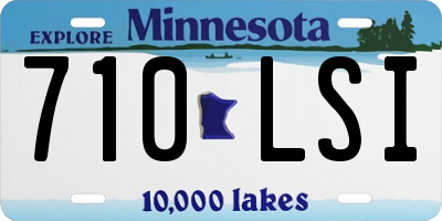 MN license plate 710LSI