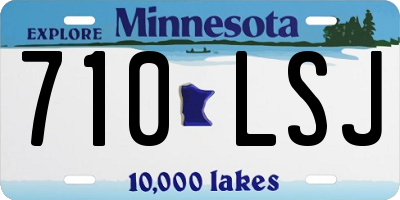MN license plate 710LSJ
