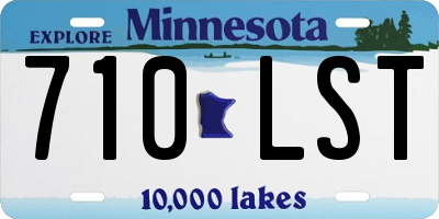 MN license plate 710LST