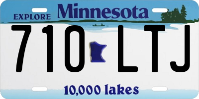 MN license plate 710LTJ