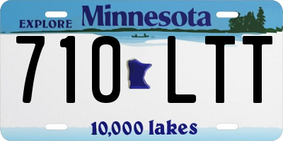 MN license plate 710LTT