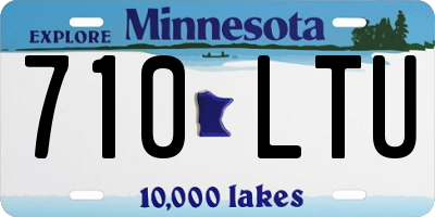 MN license plate 710LTU