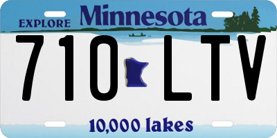 MN license plate 710LTV