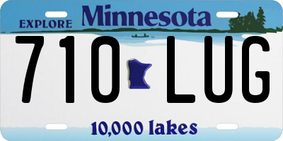 MN license plate 710LUG