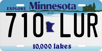 MN license plate 710LUR