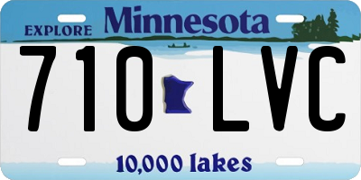 MN license plate 710LVC