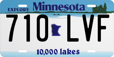 MN license plate 710LVF