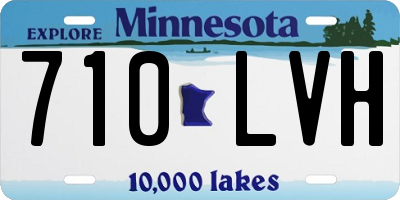 MN license plate 710LVH