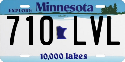MN license plate 710LVL