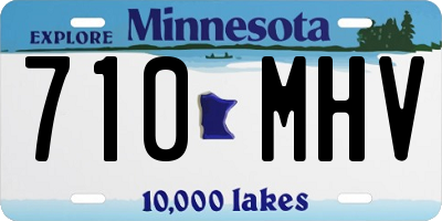 MN license plate 710MHV