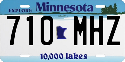 MN license plate 710MHZ