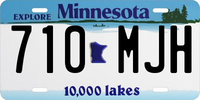 MN license plate 710MJH