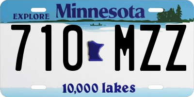 MN license plate 710MZZ