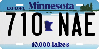 MN license plate 710NAE
