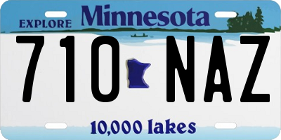 MN license plate 710NAZ