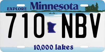 MN license plate 710NBV