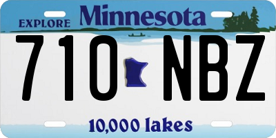 MN license plate 710NBZ