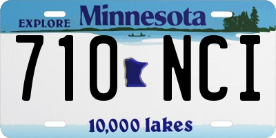 MN license plate 710NCI