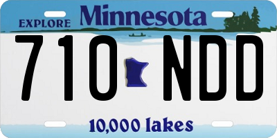 MN license plate 710NDD