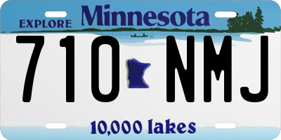 MN license plate 710NMJ